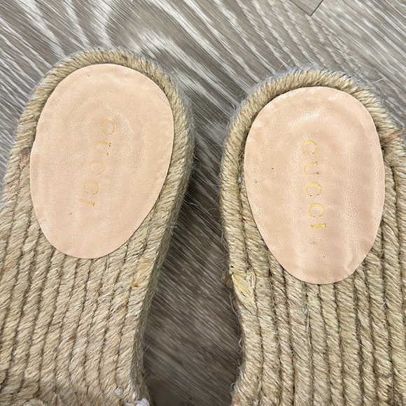 GUCCI Women's espadrille slide with Interlocking G - Picture 6 of 12